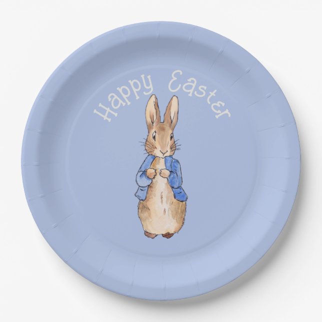 Peter Easter Paper Plate (Front)