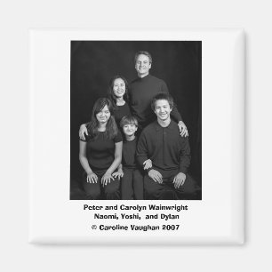 Peter familiy_W portrait, Peter a... - Customized Magnet