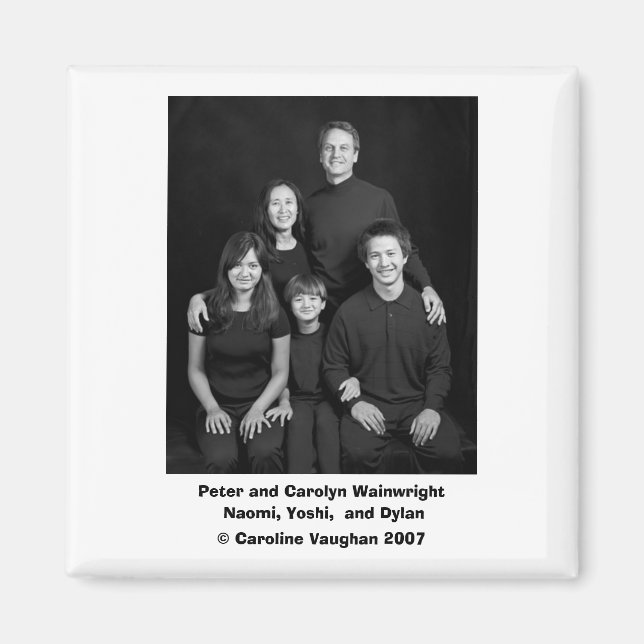Peter  familiy_W portrait, Peter a... - Customized Magnet (Front)