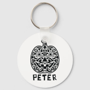 Peter Halloween Sugar Skull Design  Keychain