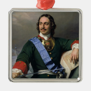 Peter I the Great  1838 Metal Ornament