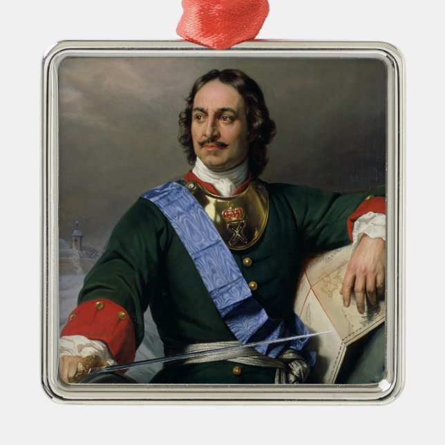 Peter I the Great  1838 Metal Ornament (Front)