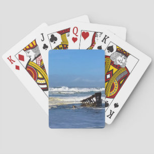 Peter Iredale Shipwreck, Oregon Coast Playing Cards