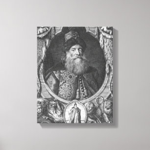 Peter John Potemkin, engraved by R. White Canvas Print