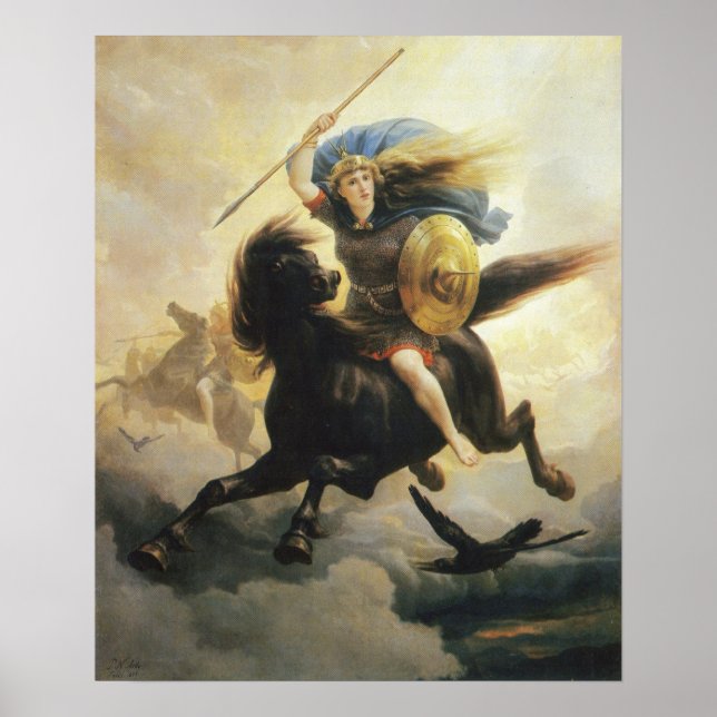 Peter Nicolai Arbo - Valkyrien Poster (Front)