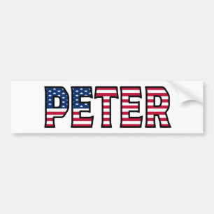 Peter Nom Vorname USA Aufkleber Sticker Auto