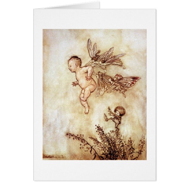 Peter Pan and Fairies (Blank Inside) (Front)