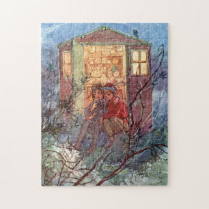 Peter Pan and Wendy by Alice B. Woodward Jigsaw Puzzle