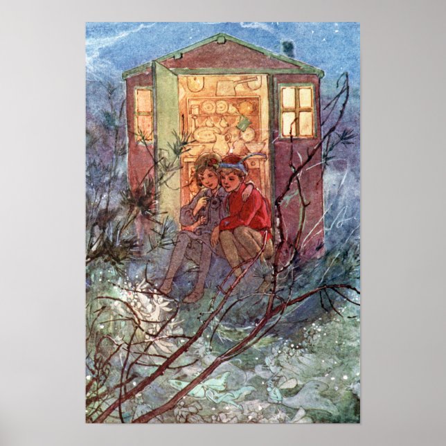 Peter Pan and Wendy by Alice B. Woodward Poster (Front)