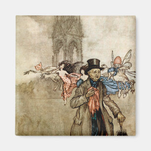 Peter Pan by Arthur Rackham Magnet
