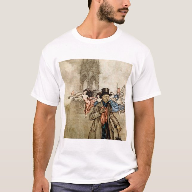 Peter Pan by Arthur Rackham T-Shirt (Front)