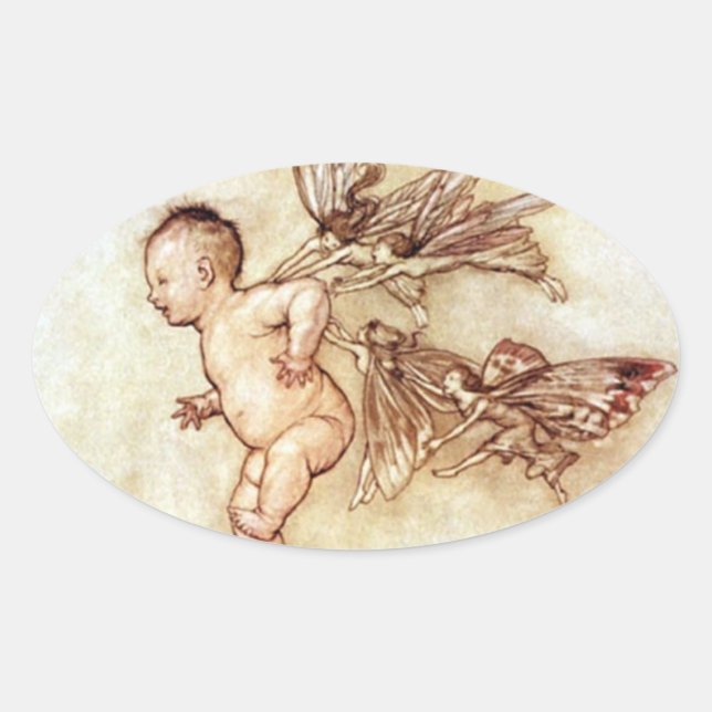 Peter Pan Flying Baby avec Sticker Fairies (Devant)