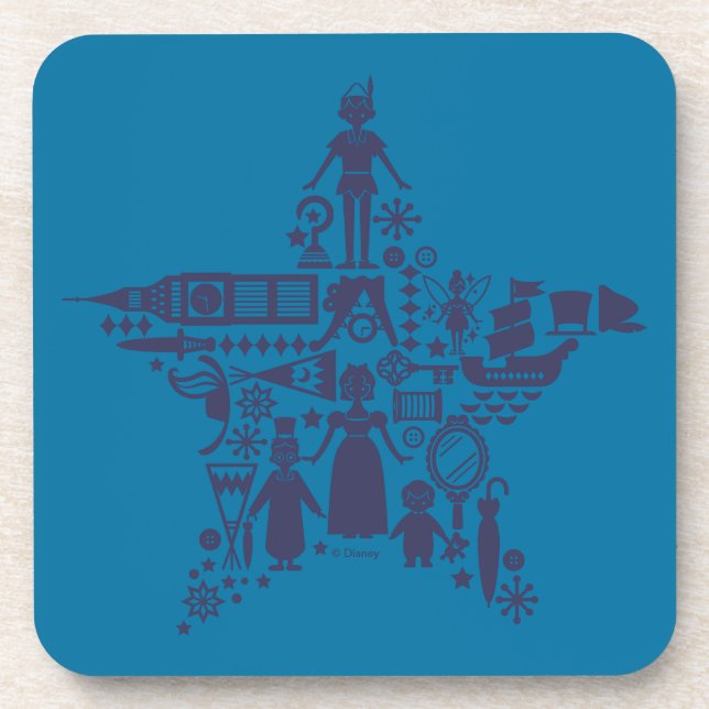 Peter Pan & Friends Star Coaster (Front)