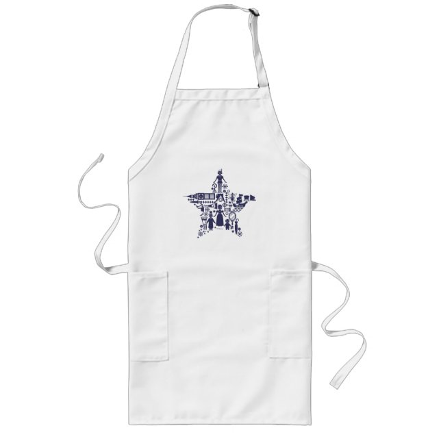 Peter Pan & Friends Star Long Apron (Front)