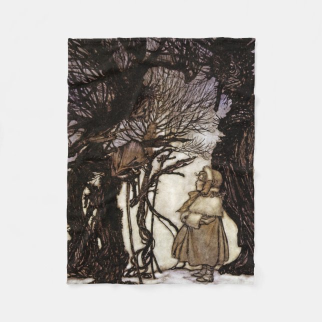 Peter Pan in Kensington Gardens Children's Fleece Blanket (Front)