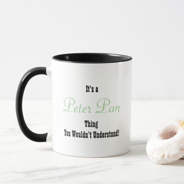 Peter Pan Mug (With Donut)