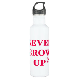 Peter Pan   Never Grow Up 710 Ml Water Bottle