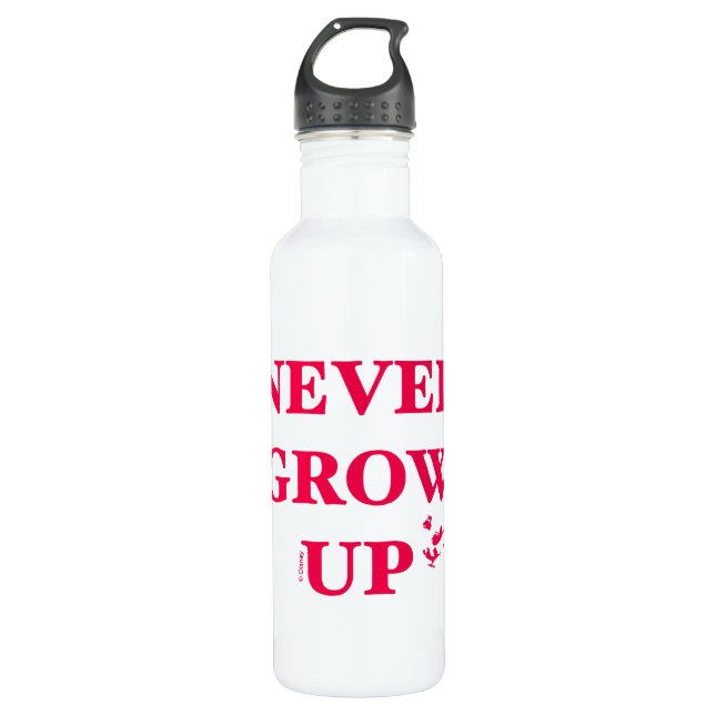 Peter Pan | Never Grow Up 710 Ml Water Bottle (Front)