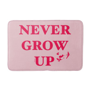 Peter Pan Never Grow Up Bath Mat
