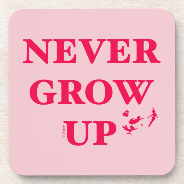 Peter Pan | Never Grow Up Coaster (Front)