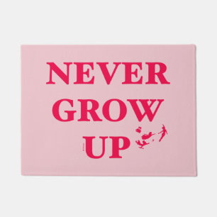 Peter Pan Never Grow Up Doormat