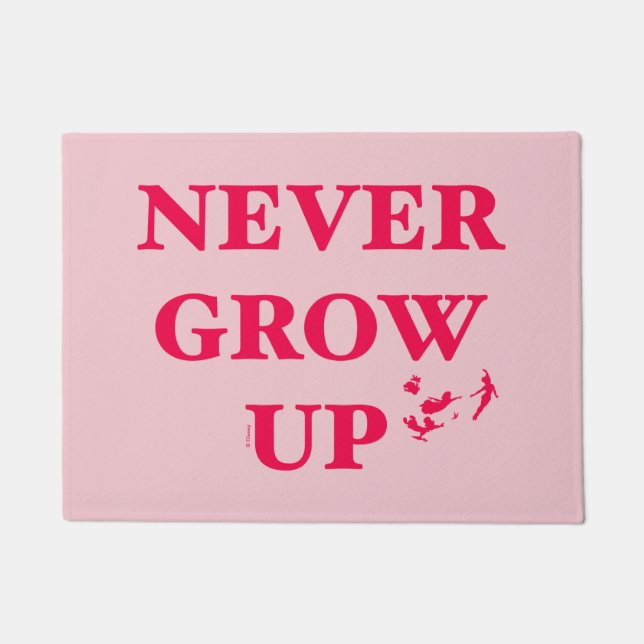 Peter Pan | Never Grow Up Doormat (Front)