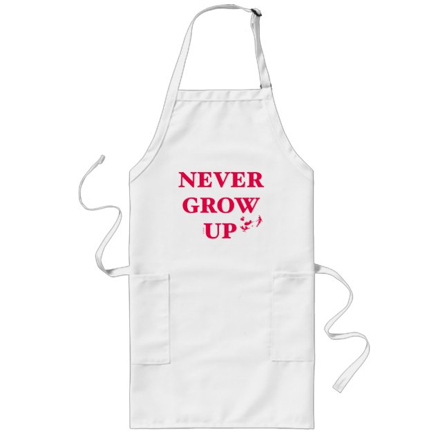 Peter Pan | Never Grow Up Long Apron (Front)