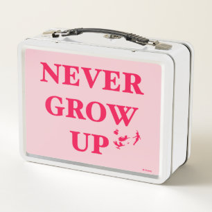 Peter Pan Never Grow Up Metal Lunch Box