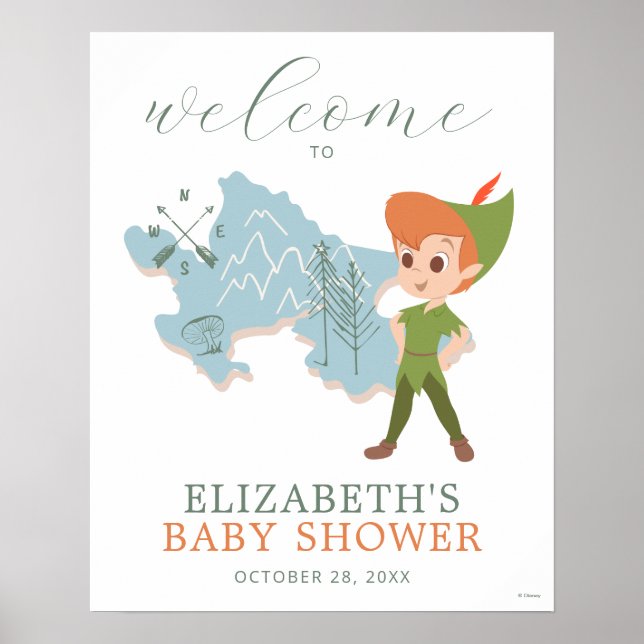 Peter Pan - Neverland | AFFICHE DE BIENVENUE BABY  (Devant)
