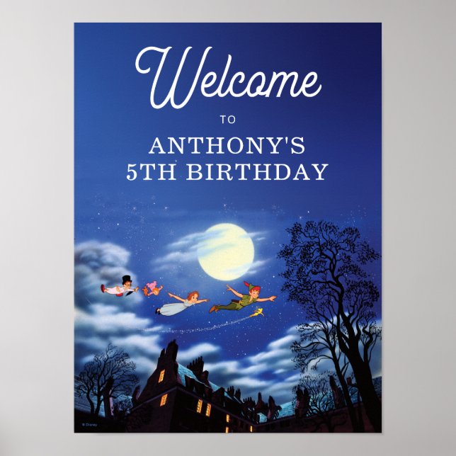 Peter Pan - Neverland | AFFICHE DE BIENVENUE BABY  (Devant)