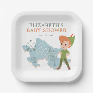 Peter Pan Neverland   Baby Shower Paper Plate