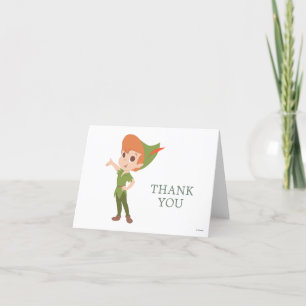 Peter Pan Neverland   Baby Shower Thank You Card