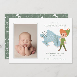 Peter Pan - Neverland Faire-part de naissance