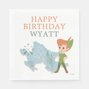 Peter Pan Neverland   First Birthday Napkin