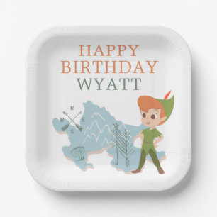 Peter Pan Neverland   First Birthday Paper Plate