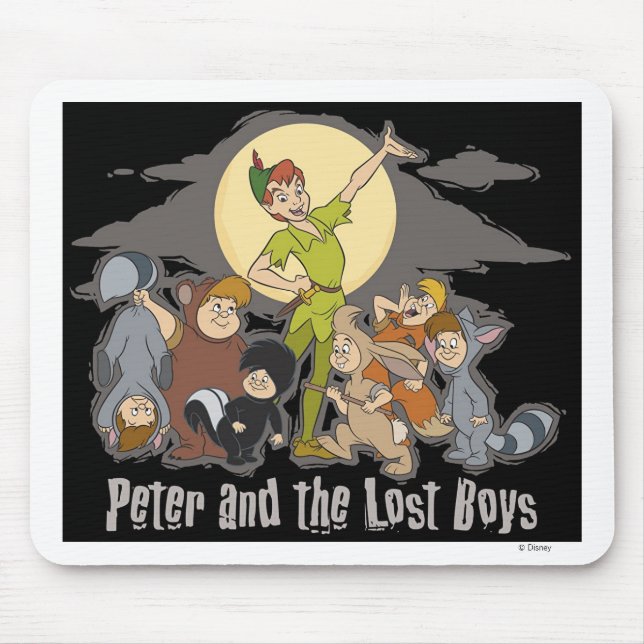 Peter Pan Peter Pan and the Lost Boys Disney Mouse Pad (Front)