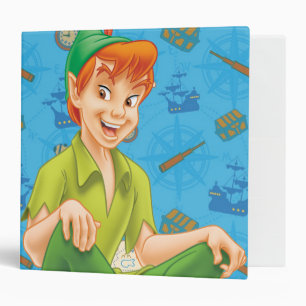 Peter Pan Sitting Down Binder