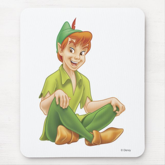 Peter Pan Sitting Down Disney Mouse Pad (Front)