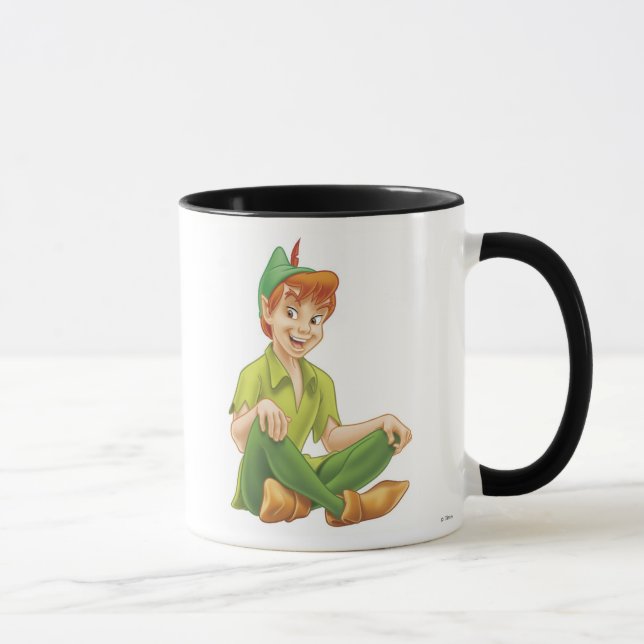 Peter Pan Sitting Down Disney Mug (Right)