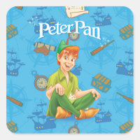 Peter Pan Sitting Down