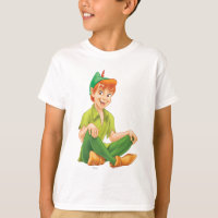 Peter Pan Sitting Down