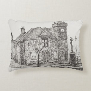 Peter Pan Statue Kirriemuir Scotland 2007 Accent Pillow