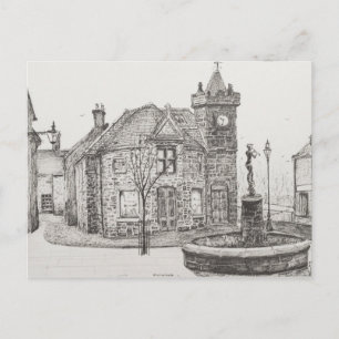 Peter Pan Statue Kirriemuir Scotland 2007 Postcard