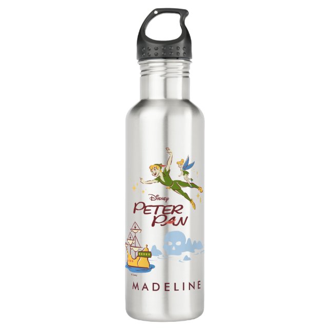 Peter Pan & Tinkerbell 710 Ml Water Bottle (Front)