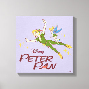 Peter Pan & Tinkerbell Canvas Print