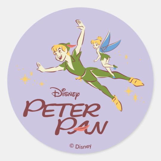 Disney Tinkerbell Peter Pan Id Car Decal Magnet