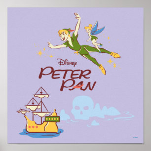Peter Pan & Tinkerbell Poster