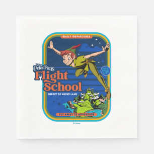 Peter Pan's Flight School Napkin