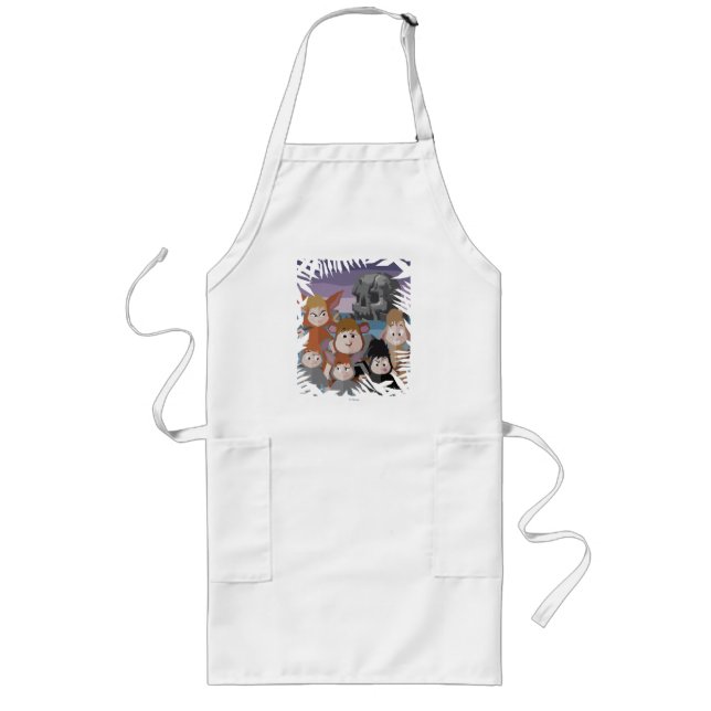 Peter Pan's Lost Boys At Skull Rock Long Apron (Front)