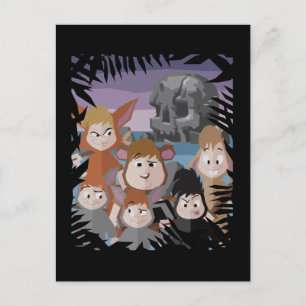 Peter Pan's Lost Boys At Skull Rock Postcard